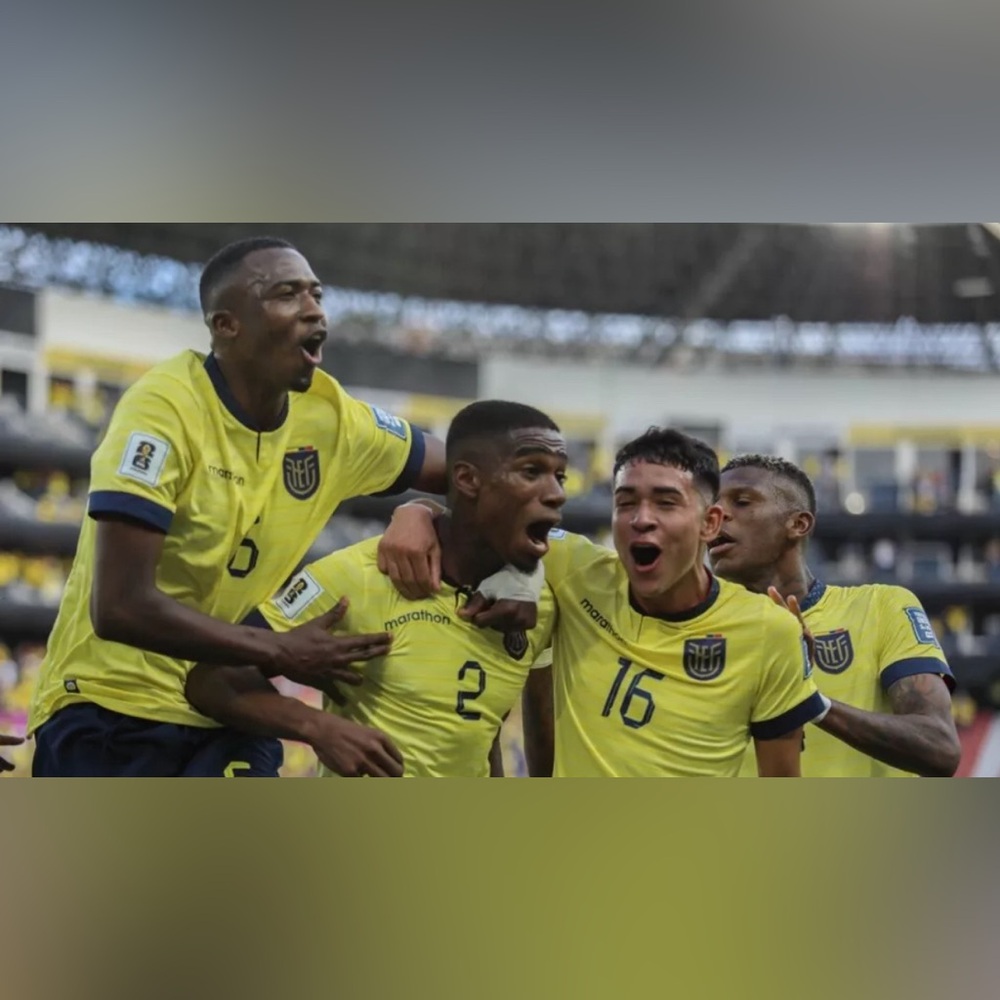 Ecuador Authentic National Team World Cup Qualifier 2026 Yellow Jersey Mens Sz L - Picture 3 of 7
